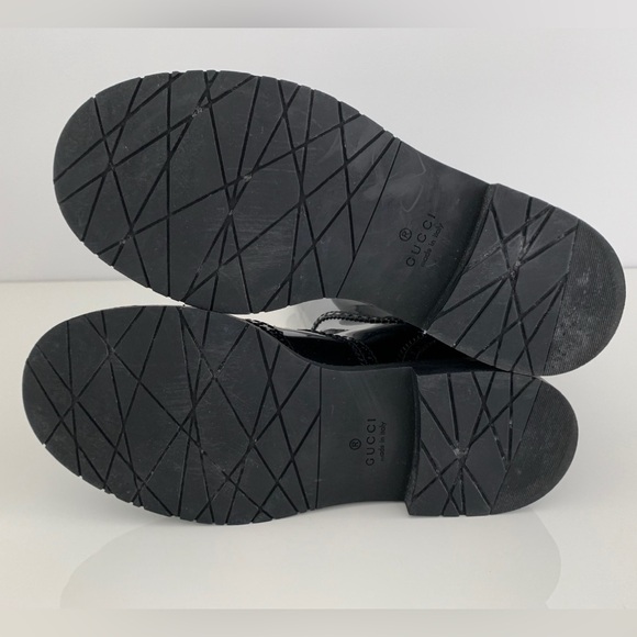 GUCCI BLACK BOOTS NERO OLD LAI RUBBER BOOTS SIZE IT 38 / US 8 - Picture 16 of 16